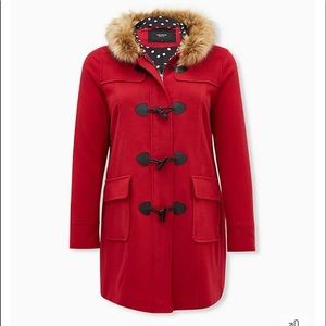 Torrid Like New Ponte Coat